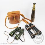 A pair of Barr & Stroud of London and Glasgow military binoculars, serial No.