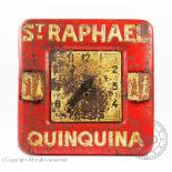 A vintage St Raphael Quinquina advertising clock,