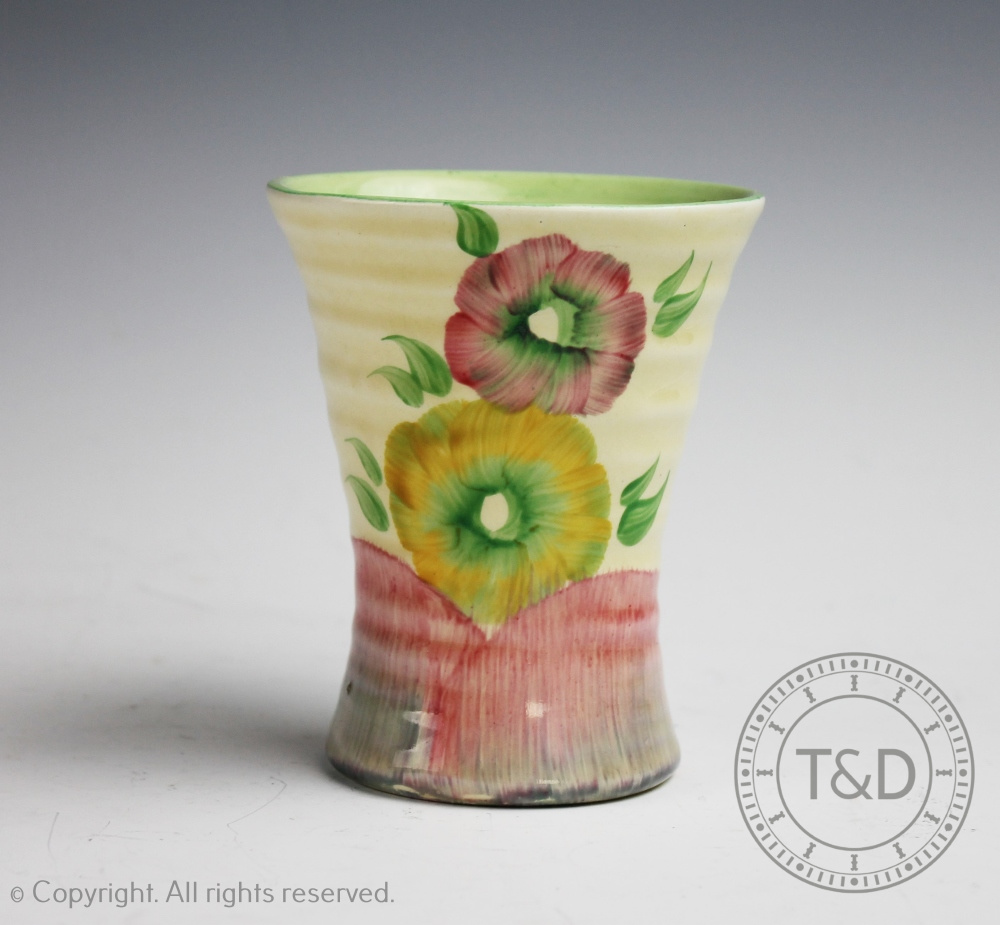 A Clarice Cliff, Newport Pottery Viscaria pattern vase, - Image 2 of 3