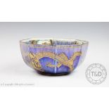 A Wedgwood Dragon Lustre octagonal bowl,