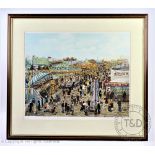 Tom Dodson (British 20th century), Two signed prints on paper, The Circus and The Palladium,