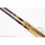 Two Hardy fishing rods;