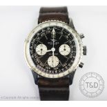 A Breitling Navitimer Pilots chronograph wristwatch, circa 1974,