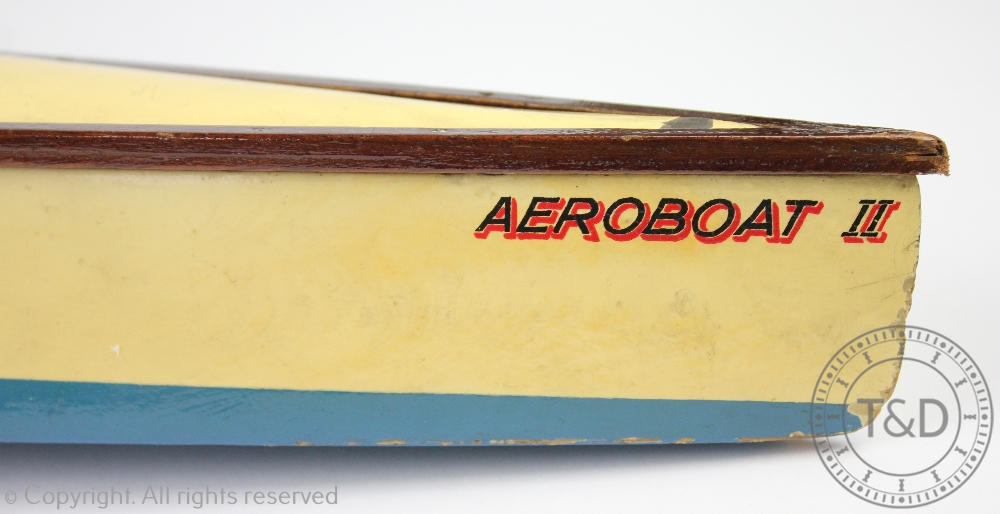 A 1930's Bowman Aeroboat II model speed boat, - Image 3 of 3