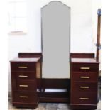 An Art Deco mahogany dressing table,