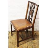 A set of eight early 20th century mahogany dining chairs, c1920's / 1930's,