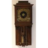 Rare 18th century Amsterdam mahogany short-tailed clock. 'P. Morijn ', Pieter Morijn. Circa: 1742,