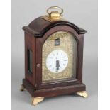 Antique table clock for the Chinese market. Circa: 1920. With central second hand and overlying