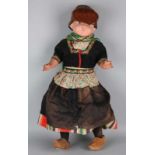 Very large German tortoise traditional mannequin. No. 56. Size: 67 cm. In good condition. Sehr große