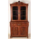 German mahogany display cabinet. Louis Philippe. Circa 1870. Size: 187 x 57 x 100 cm. In good