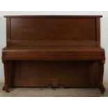 Old piano ca. 1930 by Fritz Kuhla Berlin, model P 1872. In good original condition with metal