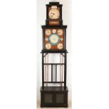 Rare antique bohemian world clock by Puskar Joszef. Circa 1920. In oak frames, various