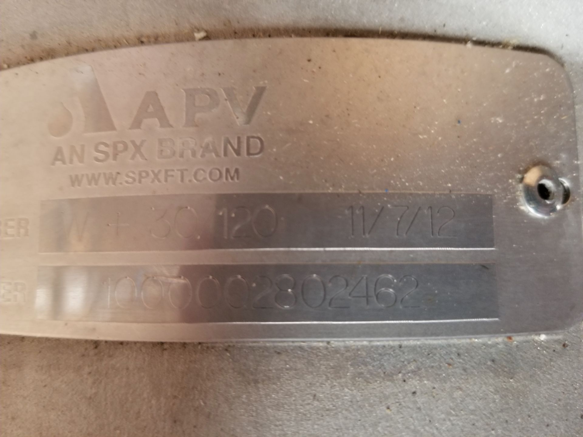 SPX APV 20 HP Pump, Model: W 30/120 - Image 5 of 6