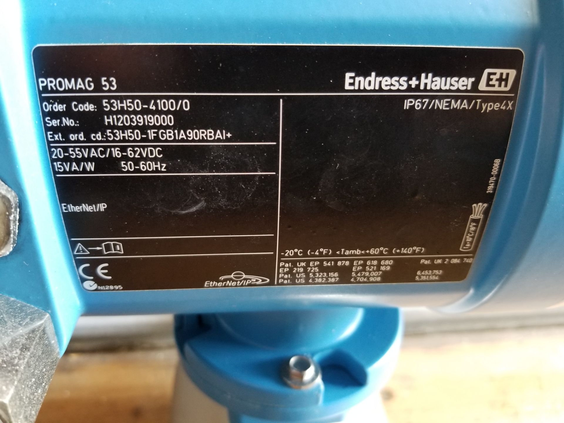 Endress Hauser 2 inch Flow Metter Type Pro Mag H - Image 4 of 5