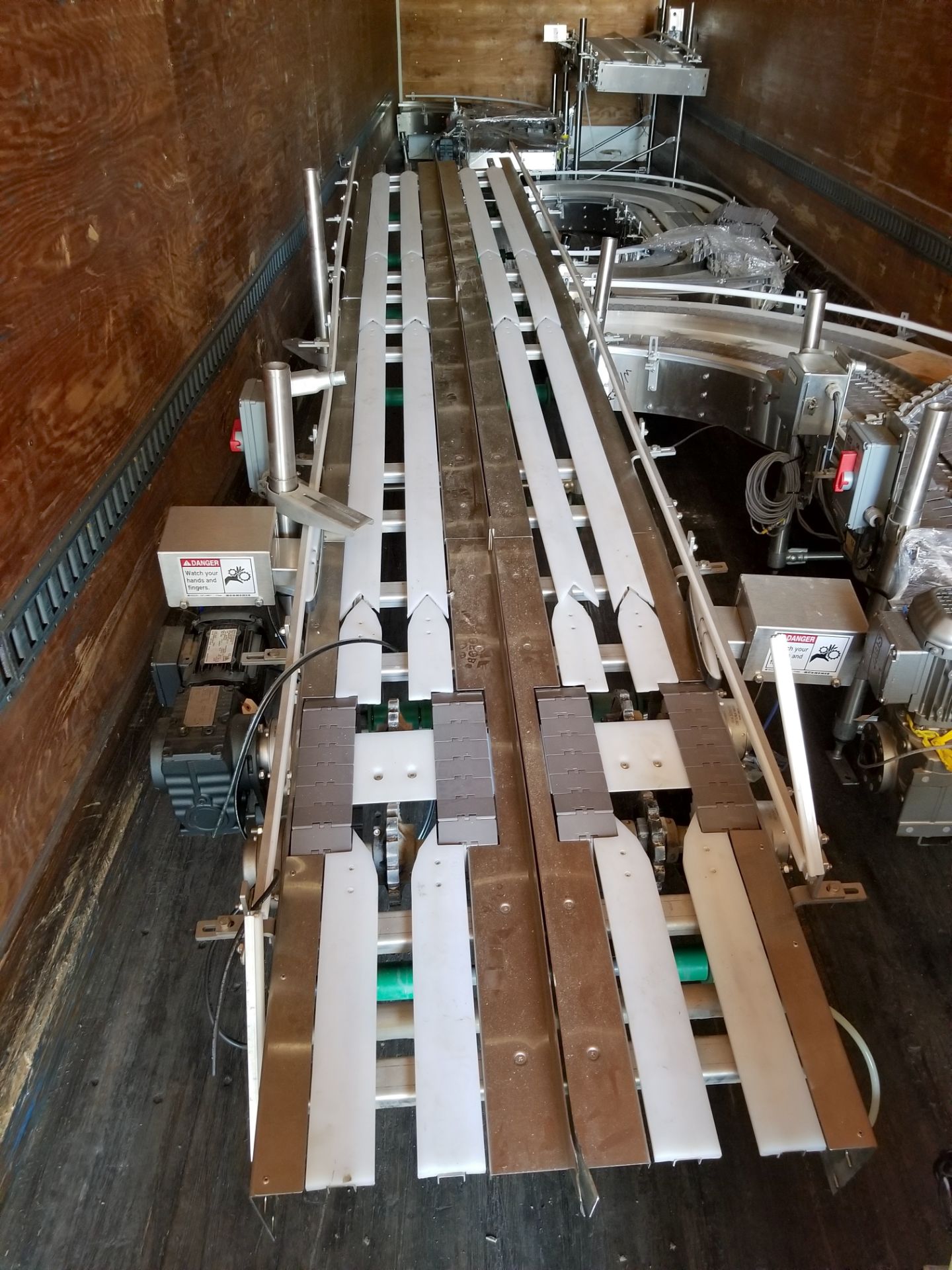 Approximately 50 feet of Stainless Steel Sidel Product Conveyor - Image 2 of 9