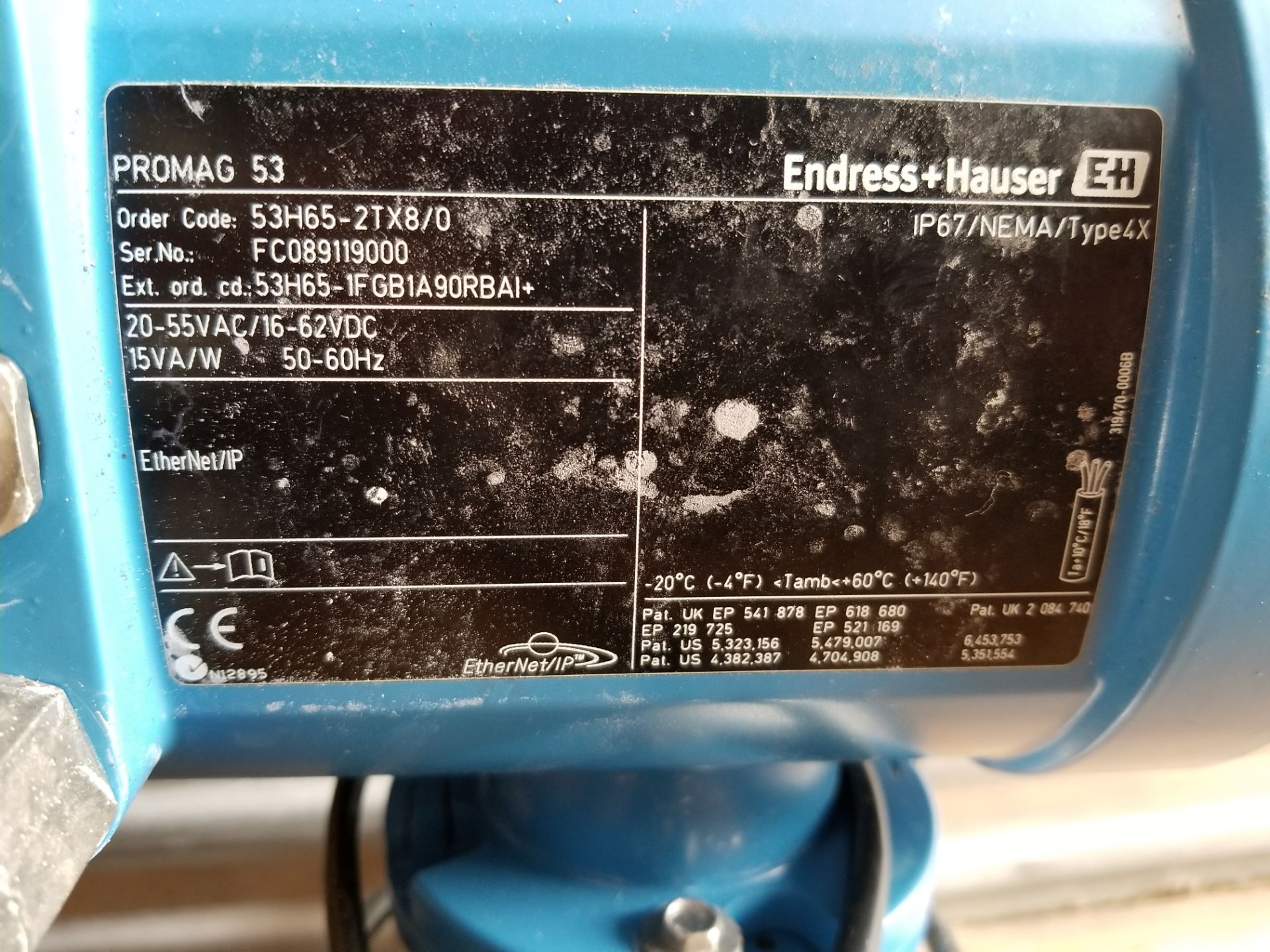 Endress Hauser 2.5 inch Promag H Flow Meter - Image 6 of 6