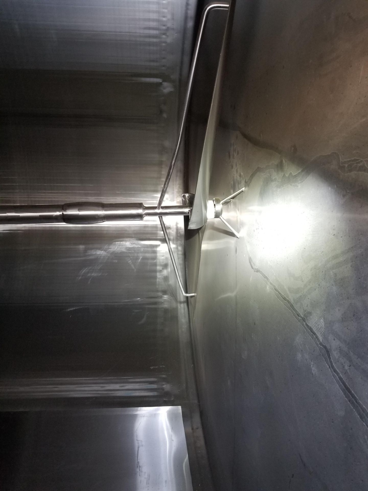 Cherry Burrell 15,000 Gallon Stainless Steel Refrigerated Silo with Vertical Agitator and - Image 7 of 10