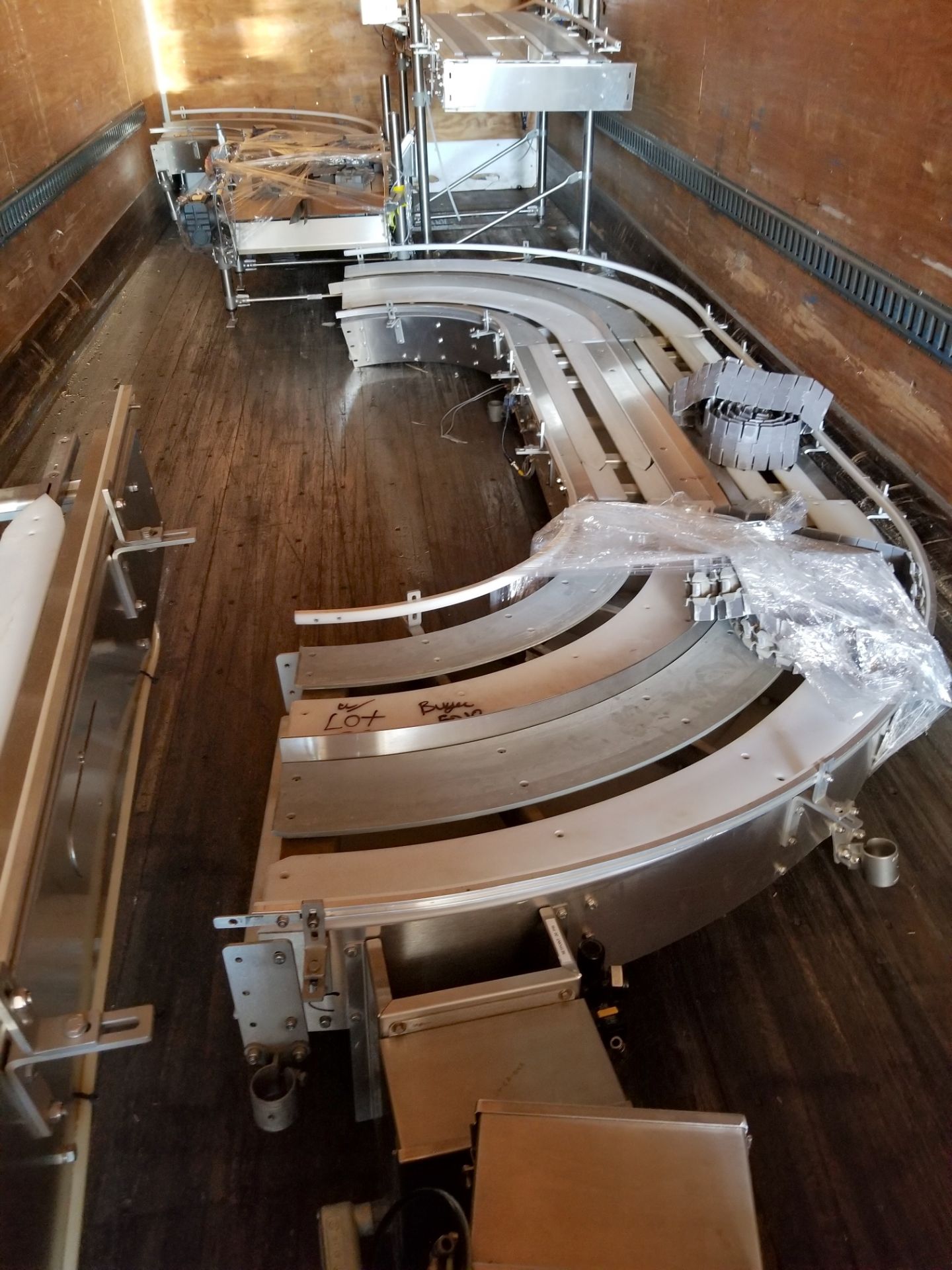 Approximately 50 feet of Stainless Steel Sidel Product Conveyor - Image 6 of 9