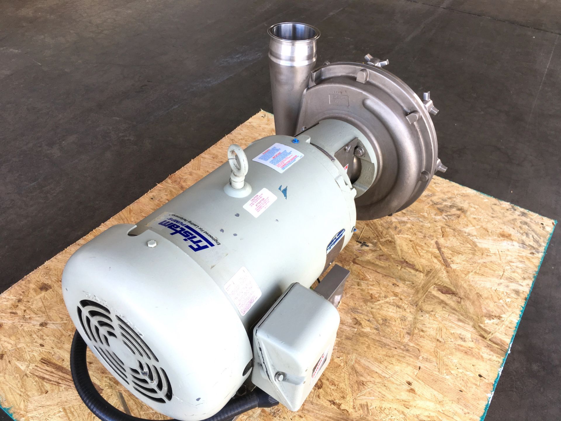 Fristam Centrifugal Pump; Model: FPR1161-280, Serial: FPR11611004138, Year: 2010 Baldor 15 HP, 3. - Image 7 of 7