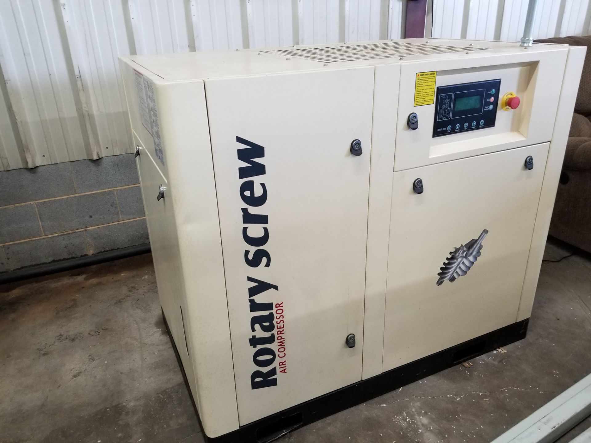 Rotary Screw Air Compressor; Type: YD-30SA, Number: 16022135, Year: 2016 Rev: 3550 r/Min, FAD: 3.