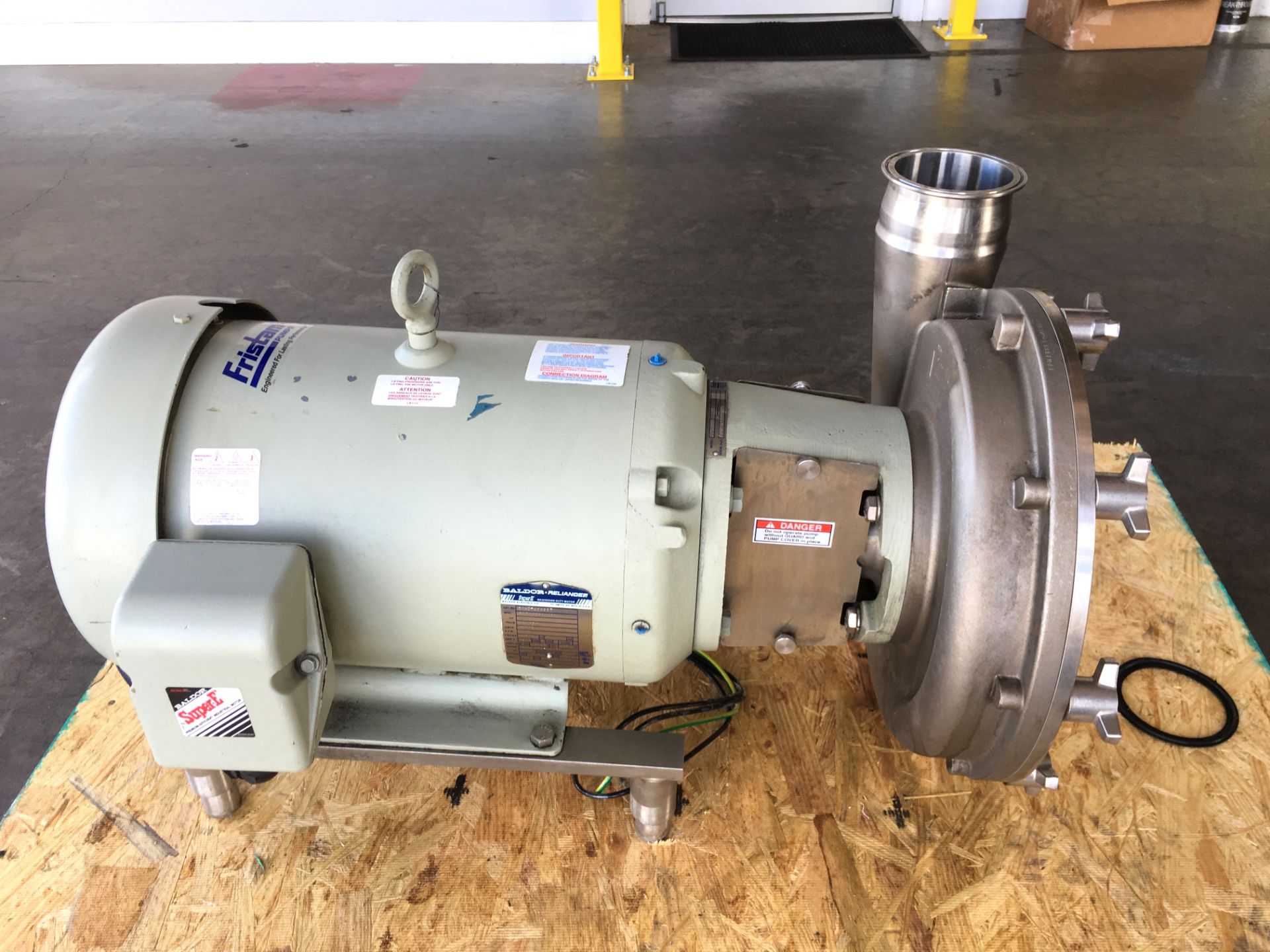 Fristam Centrifugal Pump; Model: FPR1161-280, Serial: FPR11611004138, Year: 2010 Baldor 15 HP, 3.