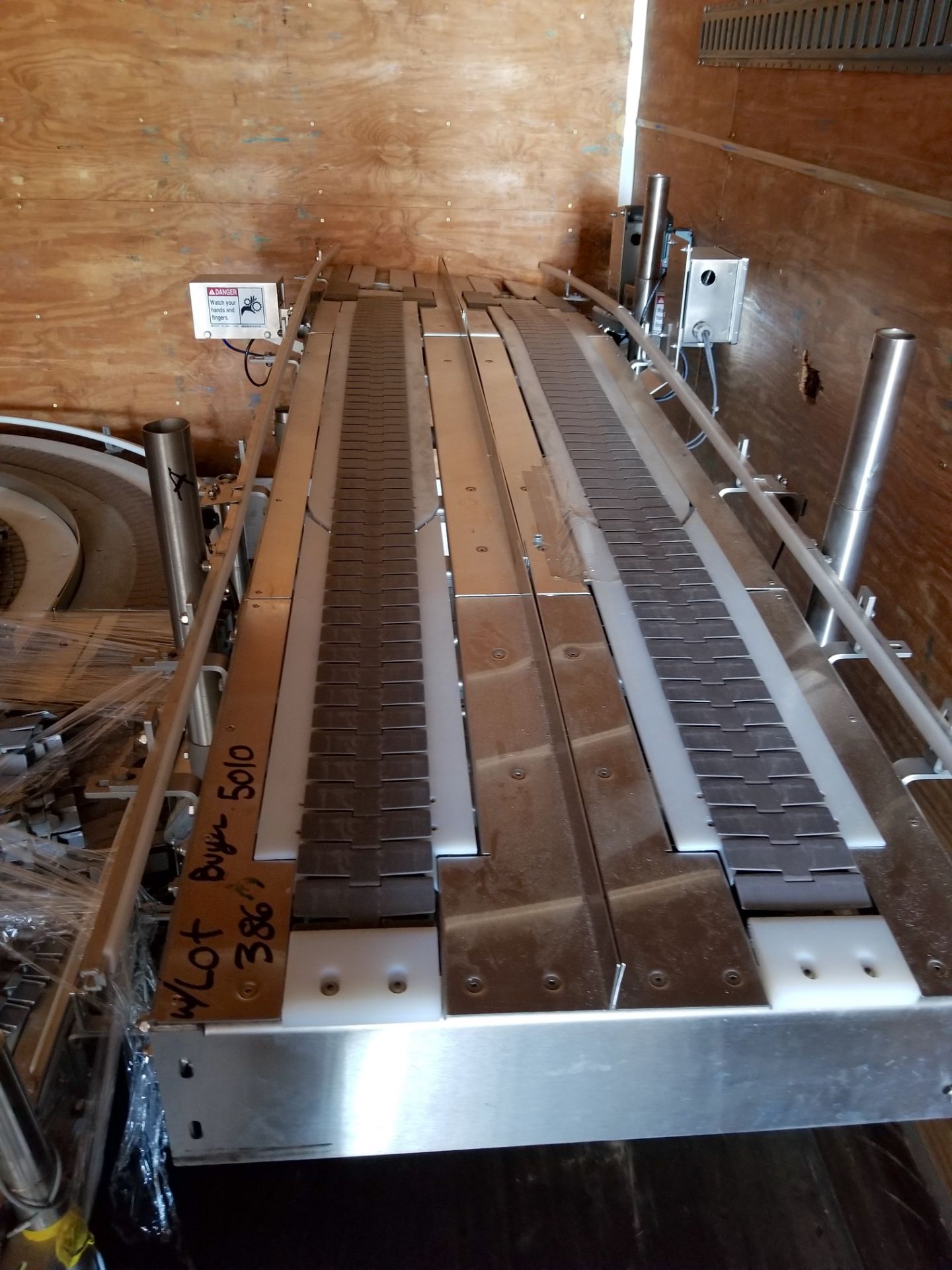 Approximately 50 feet of Stainless Steel Sidel Product Conveyor - Image 7 of 9