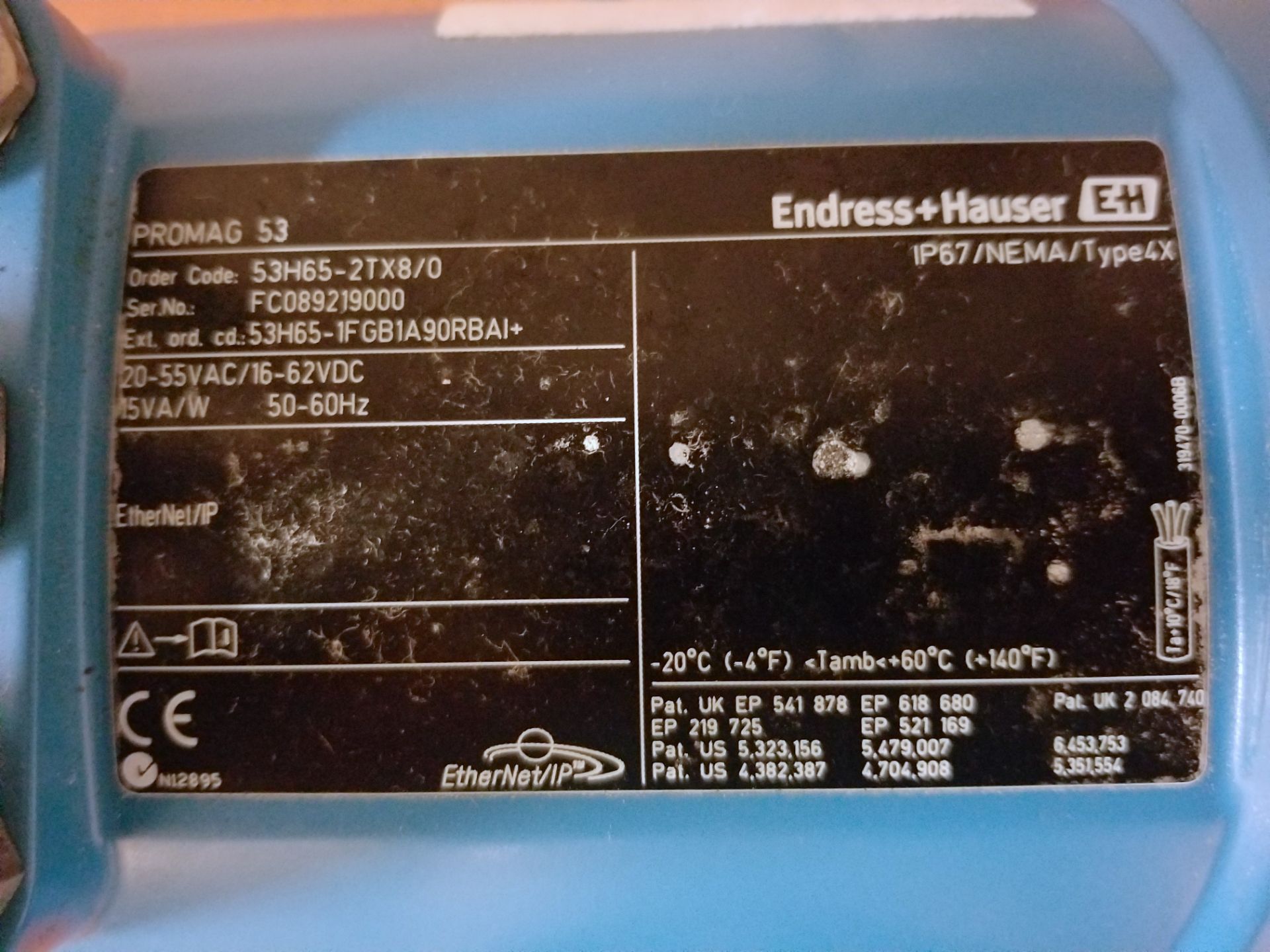 Endress Hauser 2.5 inch Promag H Flow Meter - Image 4 of 6