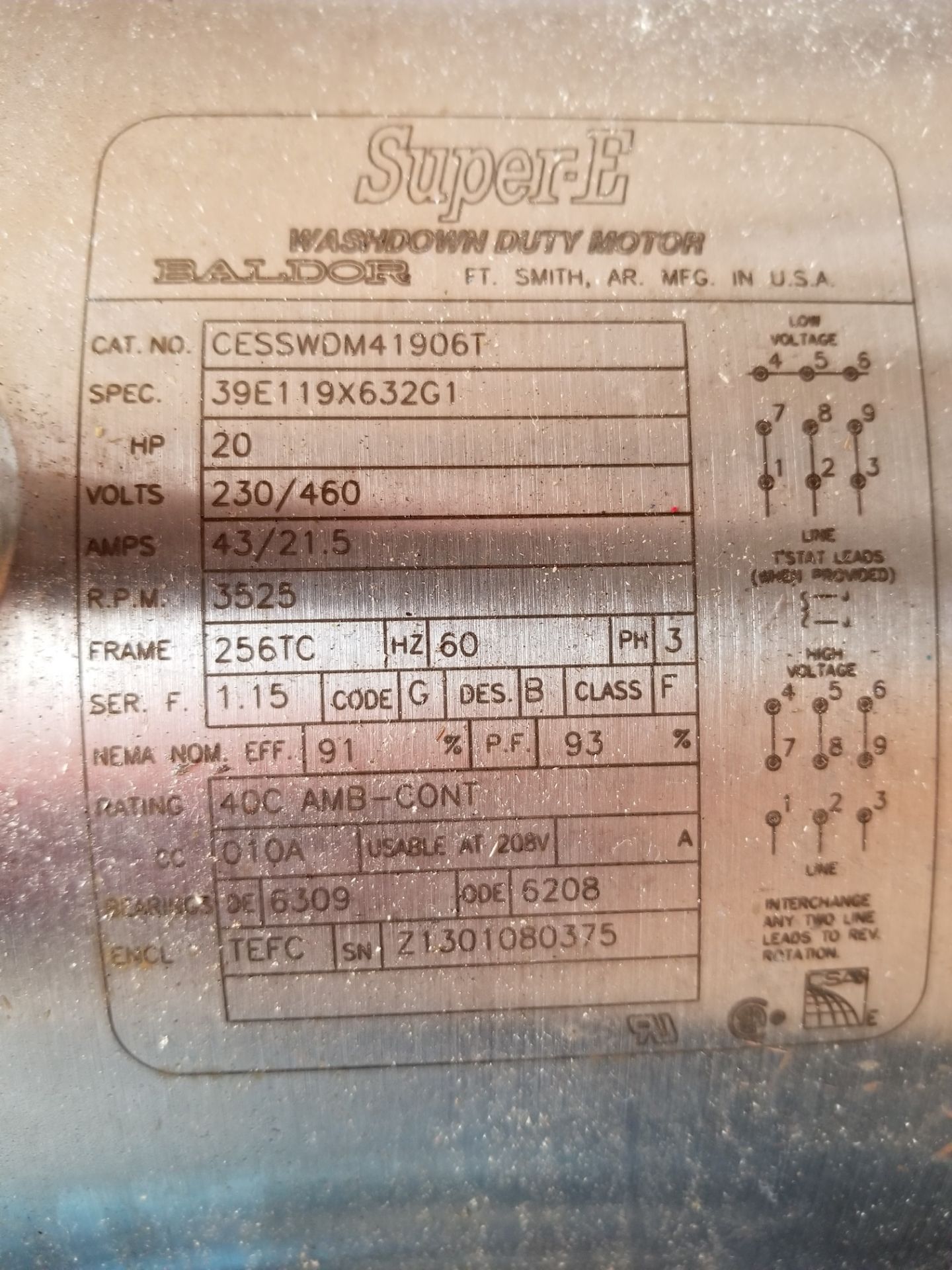 SPX APV 20 HP Pump, Model: W 30/120 - Image 6 of 6