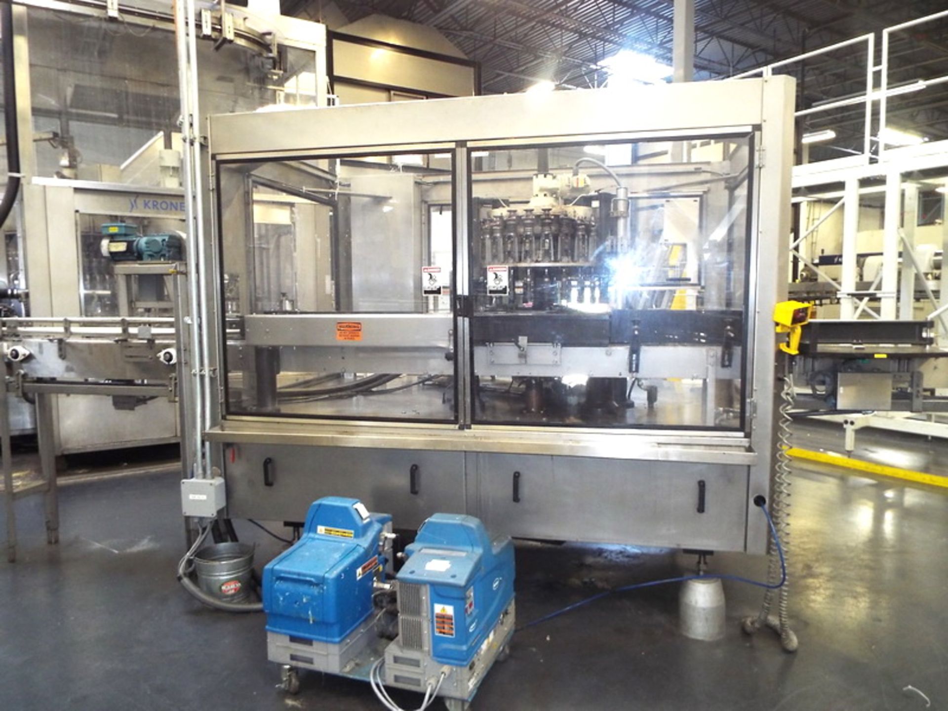 Krones/K2 Wraparound Canmatic 24 Station Cut and Stack Hot Melt Labeler, Upgrades to Non-Contact - Image 5 of 13