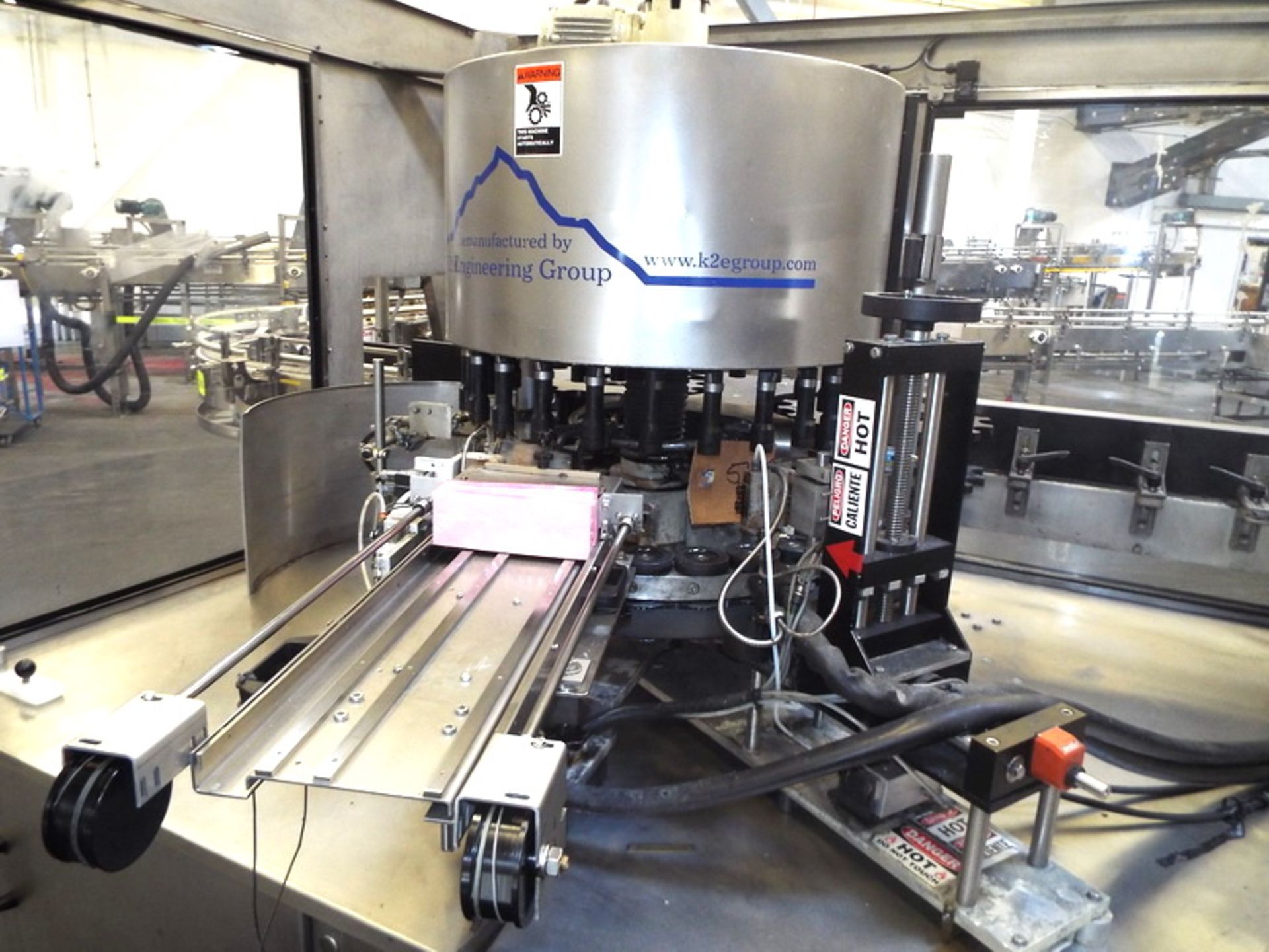 Krones/K2 Wraparound Canmatic 24 Station Cut and Stack Hot Melt Labeler, Upgrades to Non-Contact - Image 2 of 13