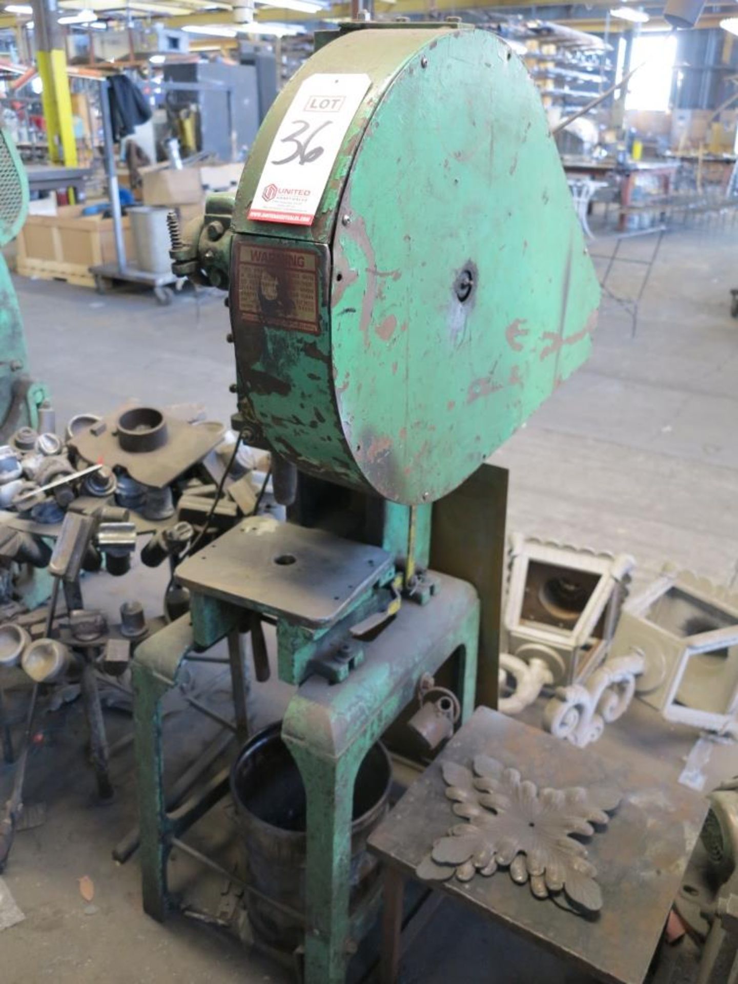 BENCHMASTER C FRAME PUNCH PRESS, S/N 5504 - Image 2 of 2