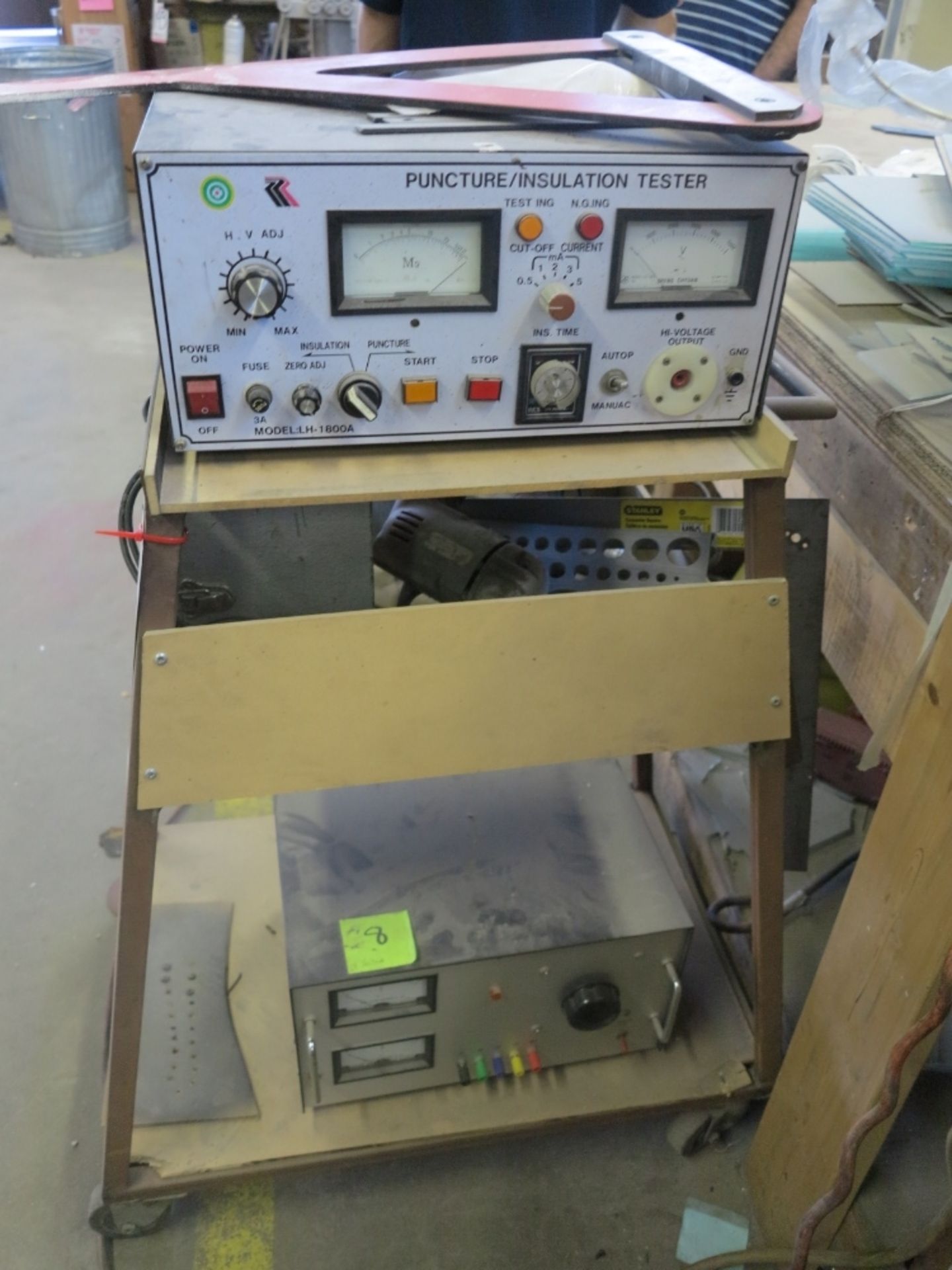 LOT - TEST EQUIPMENT TO INCLUDE: (1) HIGHPOT TESTER, (1) RESISTANCE TESTER, (1) INSULATION TESTER - Image 2 of 2