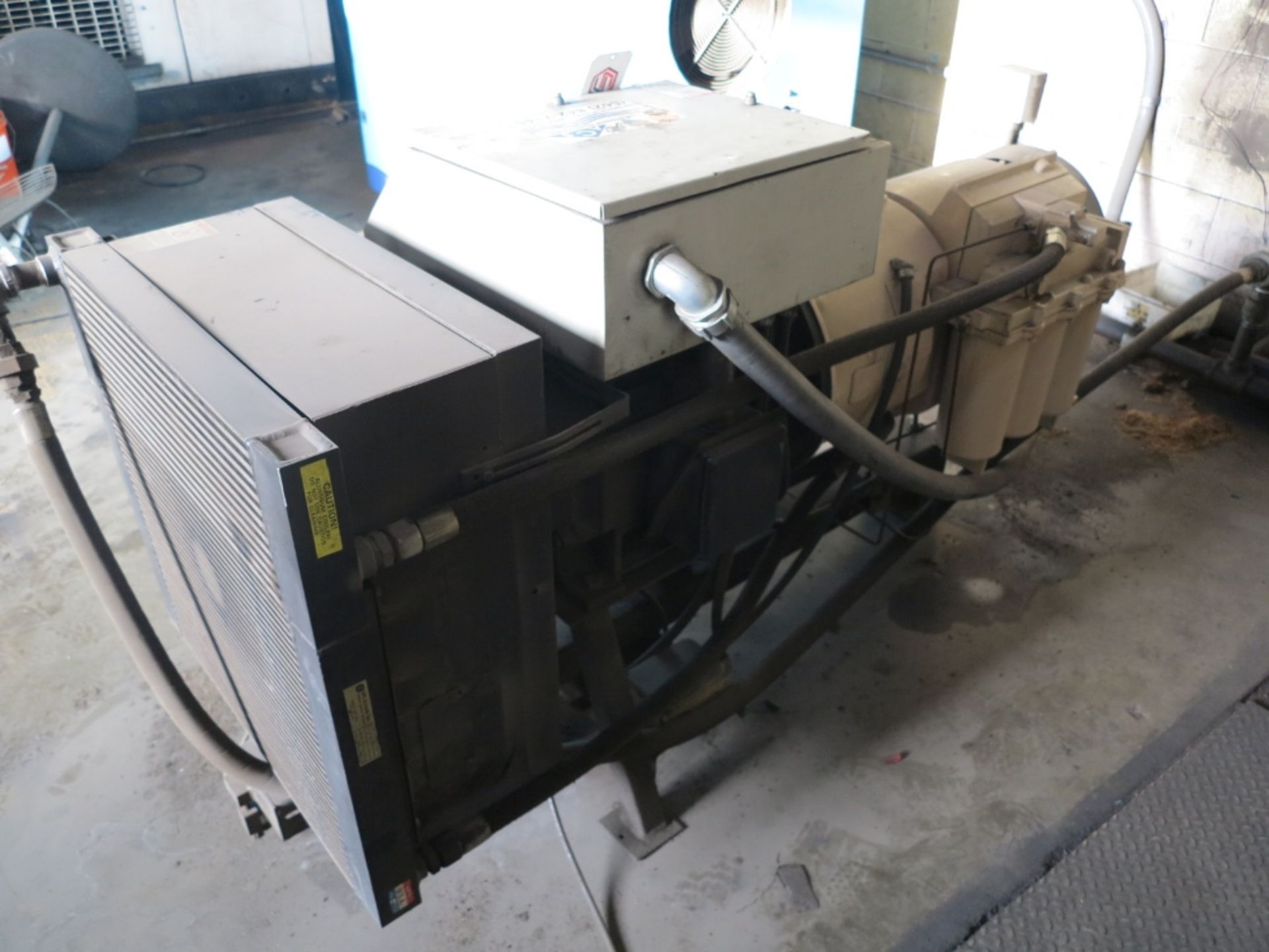 COMPAIR ROTARY SCREW TYPE AIR COMPRESSOR, S/N 128-001314/A (LATE PICKUP 3-30-18) - Image 2 of 3