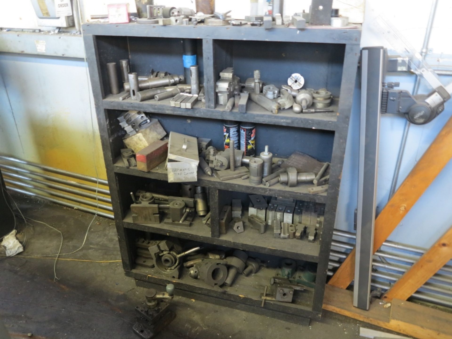 LEBLOND LATHE, 15" X 50" CC, 3 JAW CHUCK, S/N 100536 CHIP TRAY, S/N 100-5-6-627 - Image 3 of 3