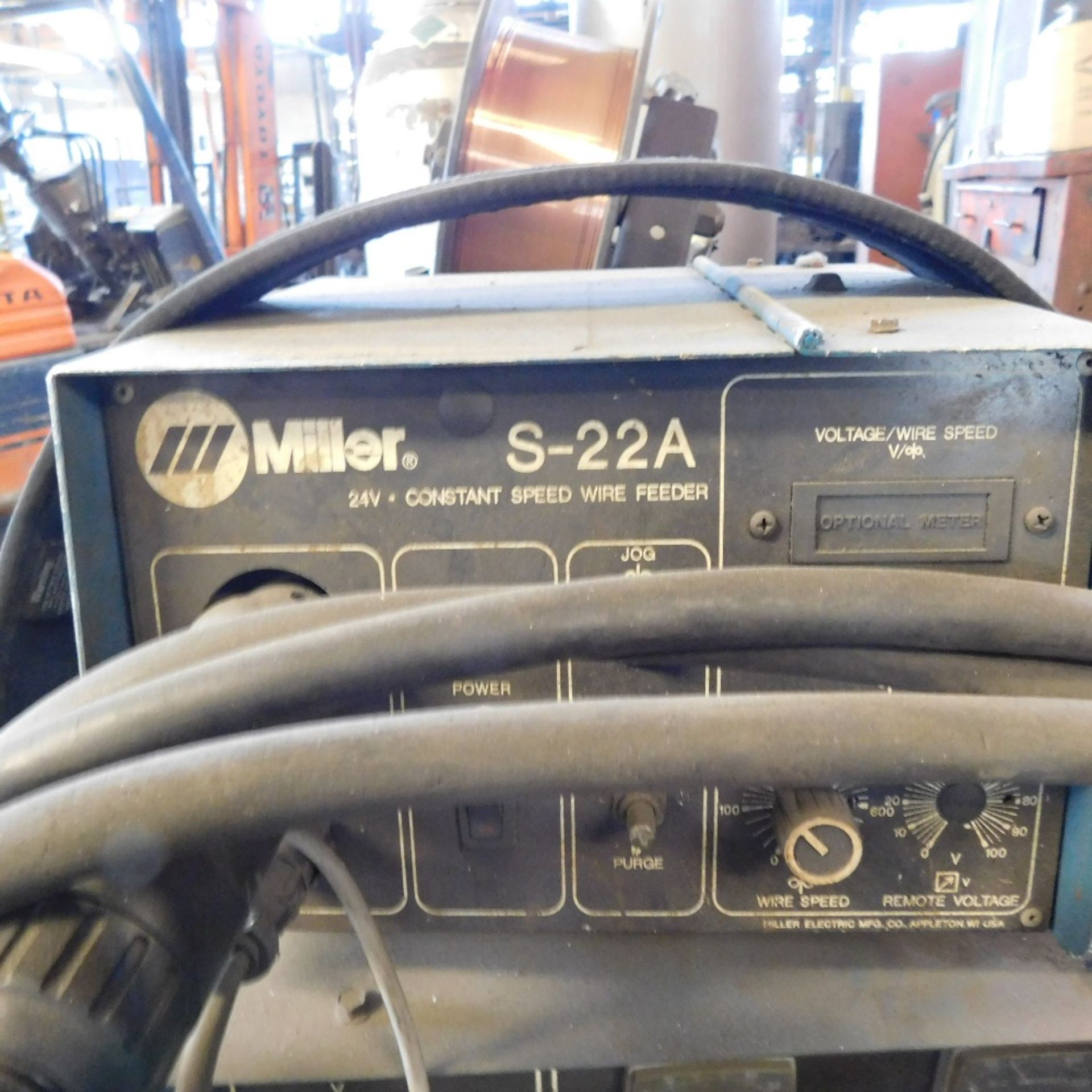 MILLER CP-200 DC ARC WELDER W/ S-22A FEEDER - Image 3 of 3