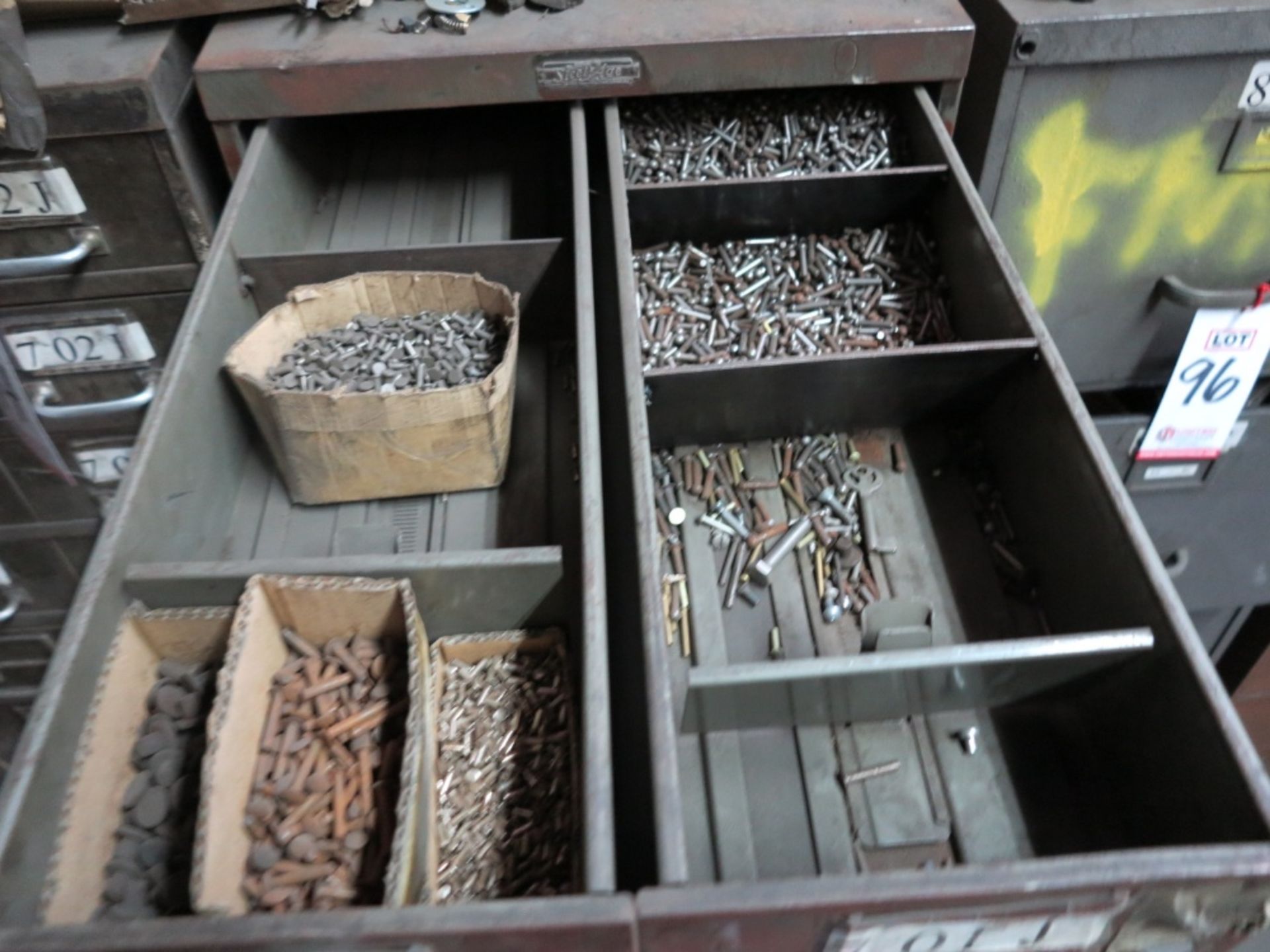 METAL PARTS BINS W/ CONTENTS - Image 2 of 8