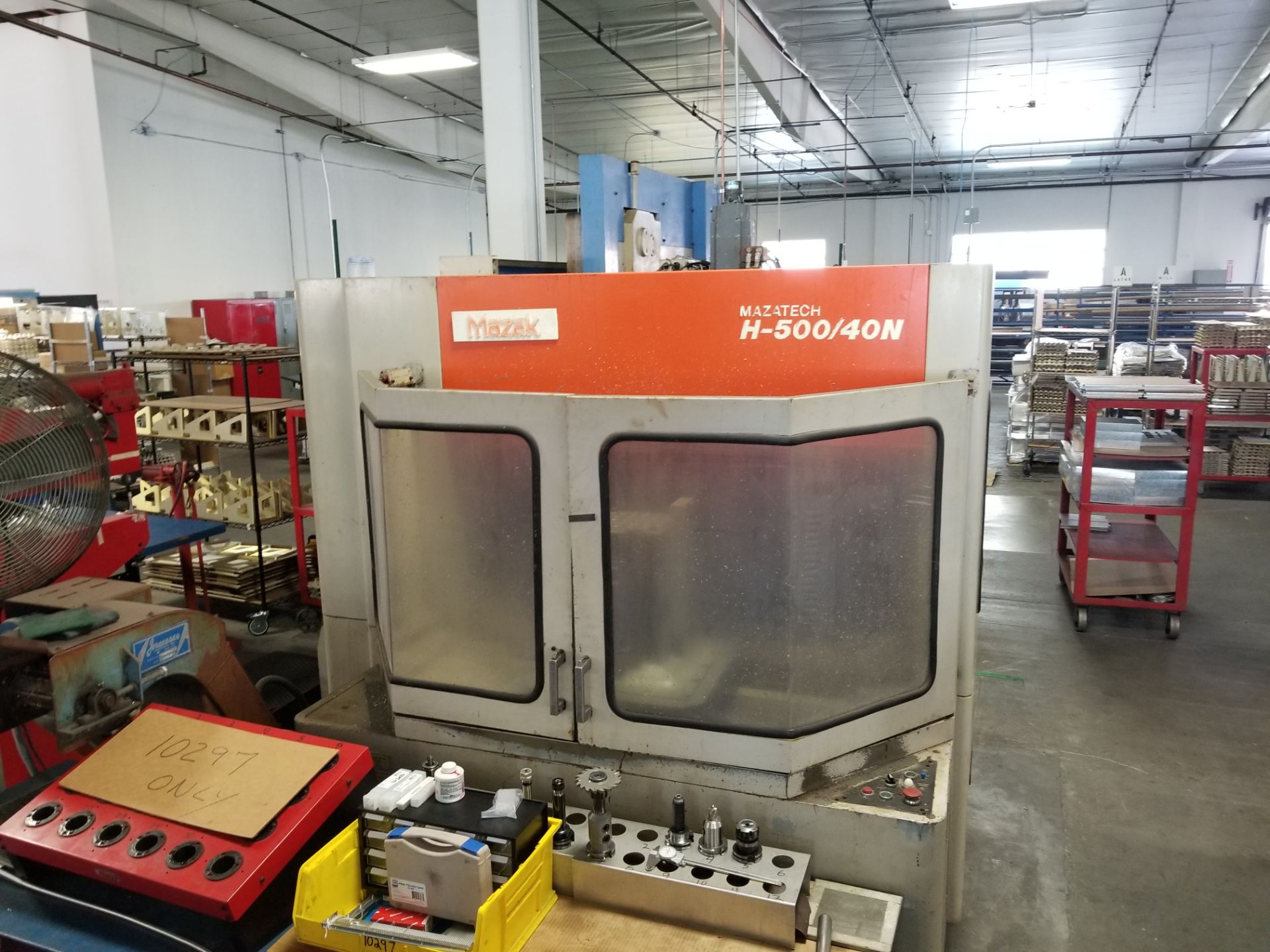 1992 MAZAK H500 40N MAZATECH HORIZONTAL MACHINING CENTER, S/N 106517. RECONDITIONED BY MAZAK IN 2017