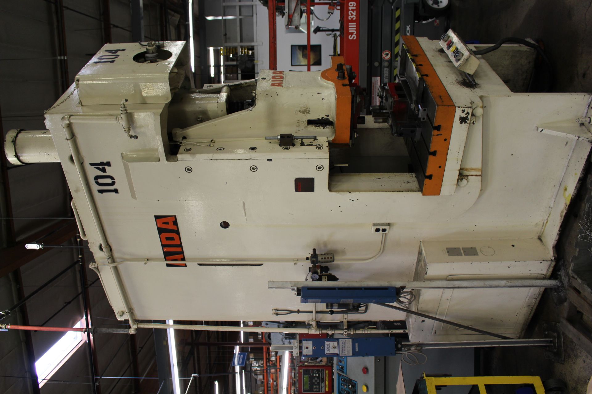 AIDA MODEL PP-XG0-100SU (II) PUNCH PRESS, 100-TON CAPACITY, 6.6" STROKE, 50 SPM, 41.7" X 22" - Image 5 of 9