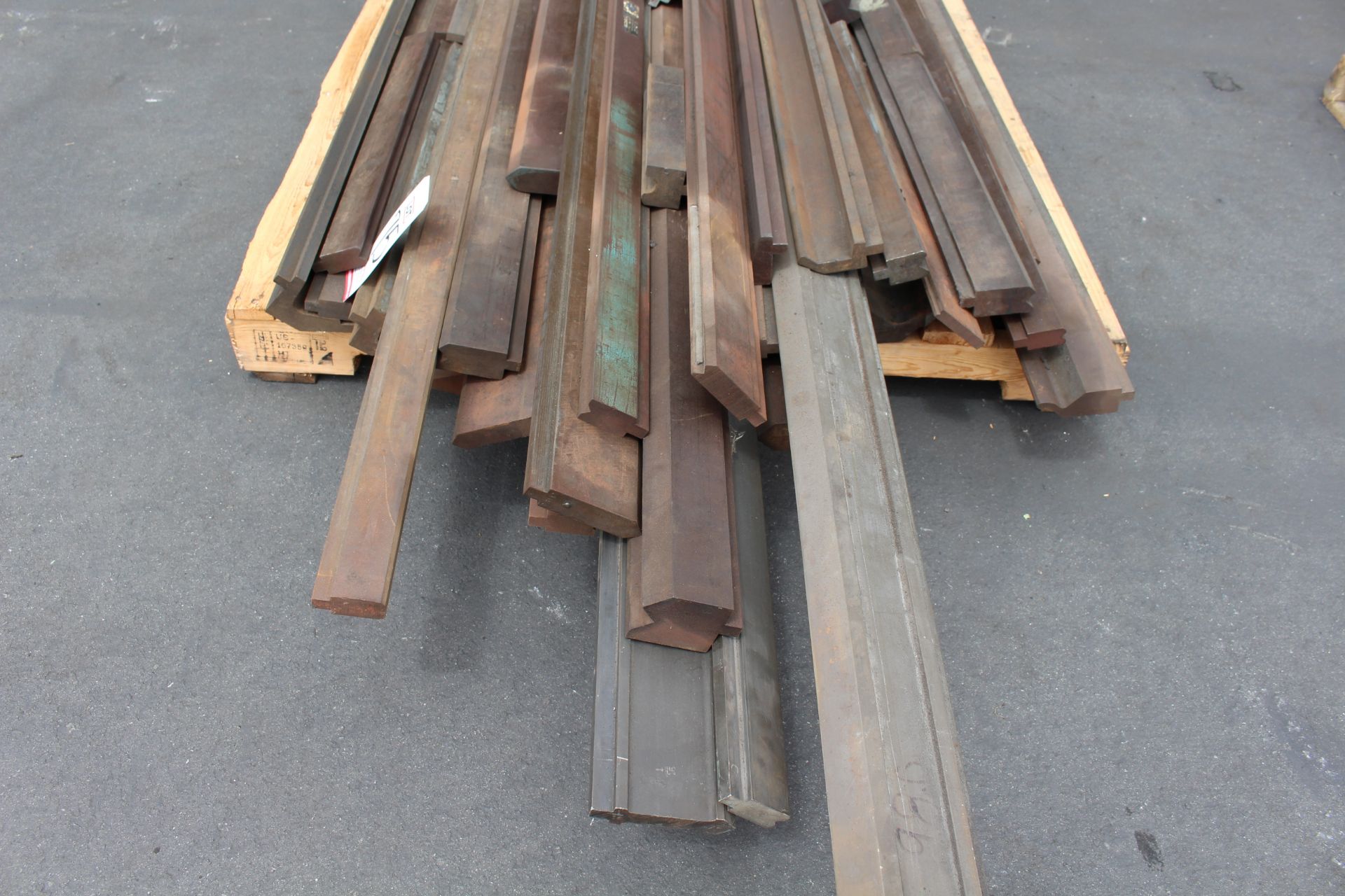 (3) PALLETS OF PRESS BRAKE DIES