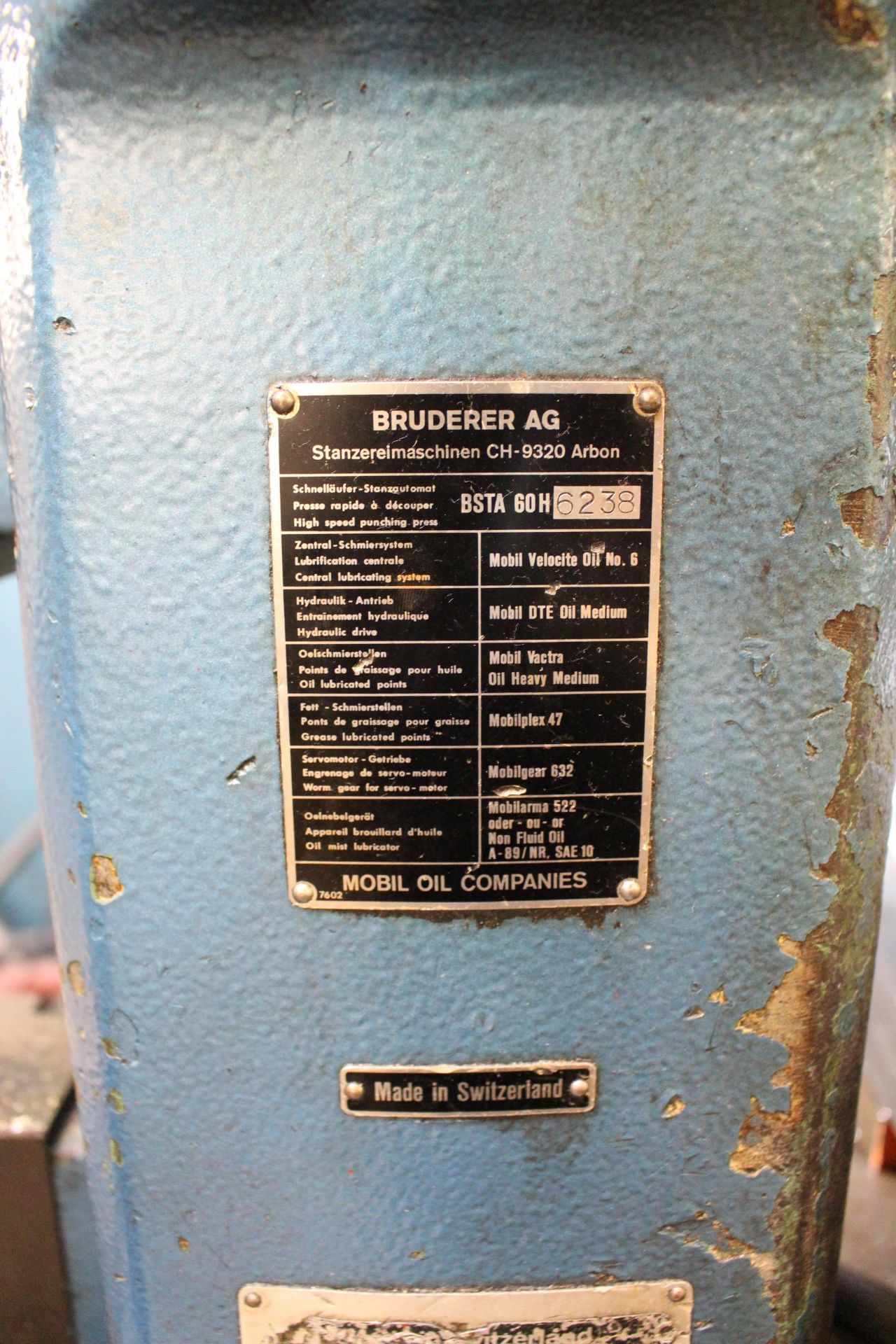 BRUDERER MODEL BSTA-60H HIGH SPEED STAMPING PRESS, 60-TON, DIE PRO 1500 WINTRISS DIE PROTECTION, 4 - Image 20 of 20