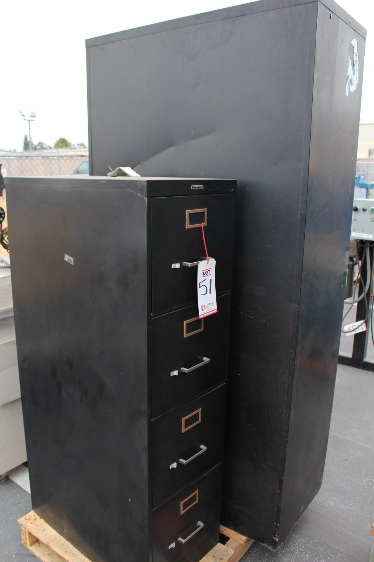 PALLET OF METAL CABINETS