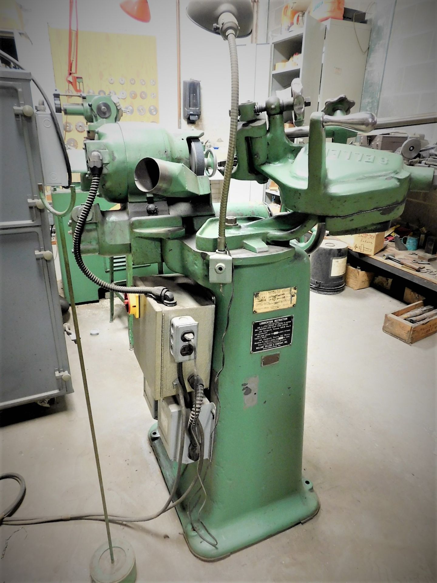 WM SELLERS DRILL GRINDING MACHINE, MODEL 4G, S/N 02-2090 - Image 3 of 6