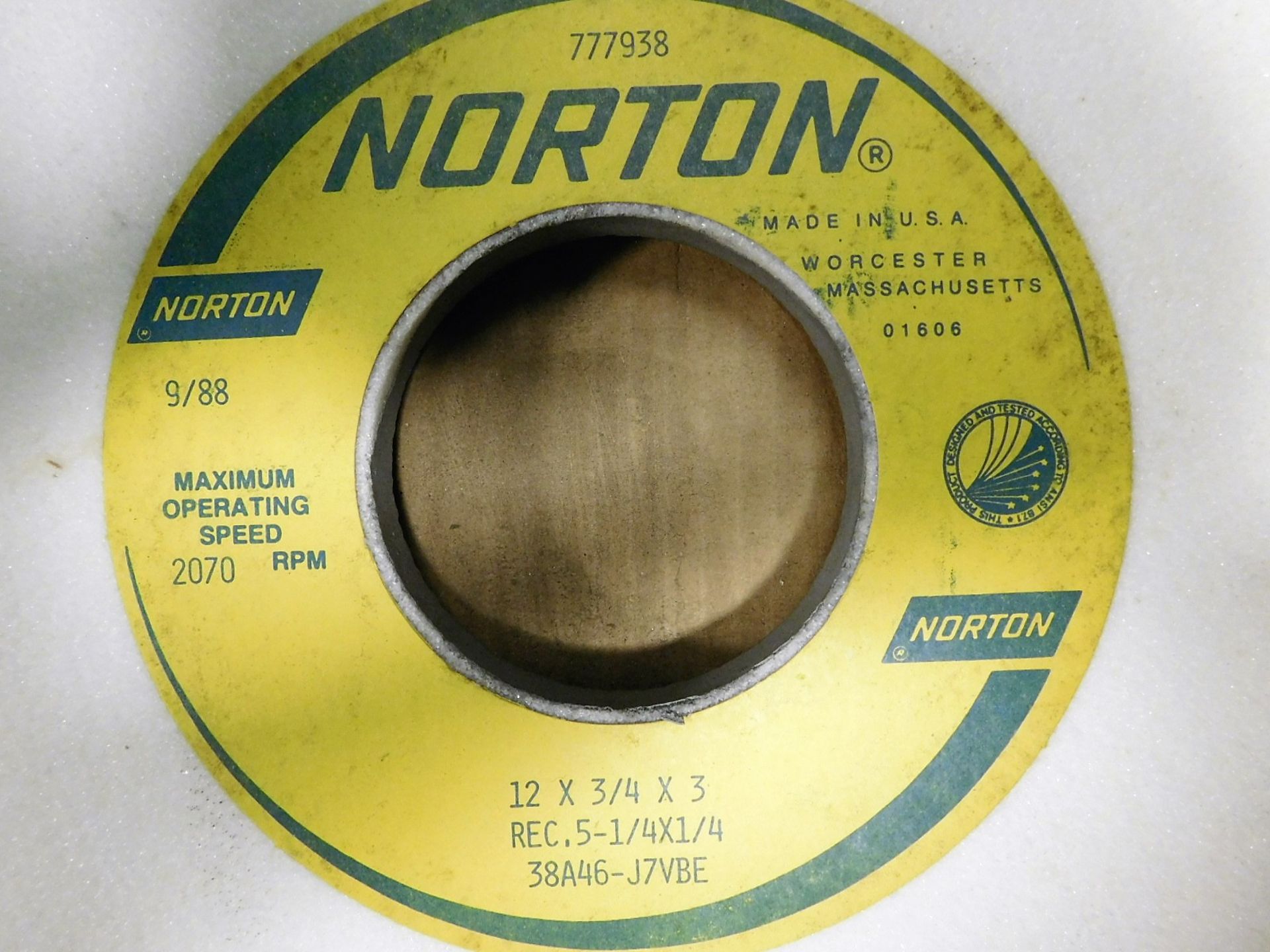 LOT - ASSORTMENT OF GRINDING WHEELS, 12", THAT FIT THE THOMPSON GRINDER - Image 6 of 6