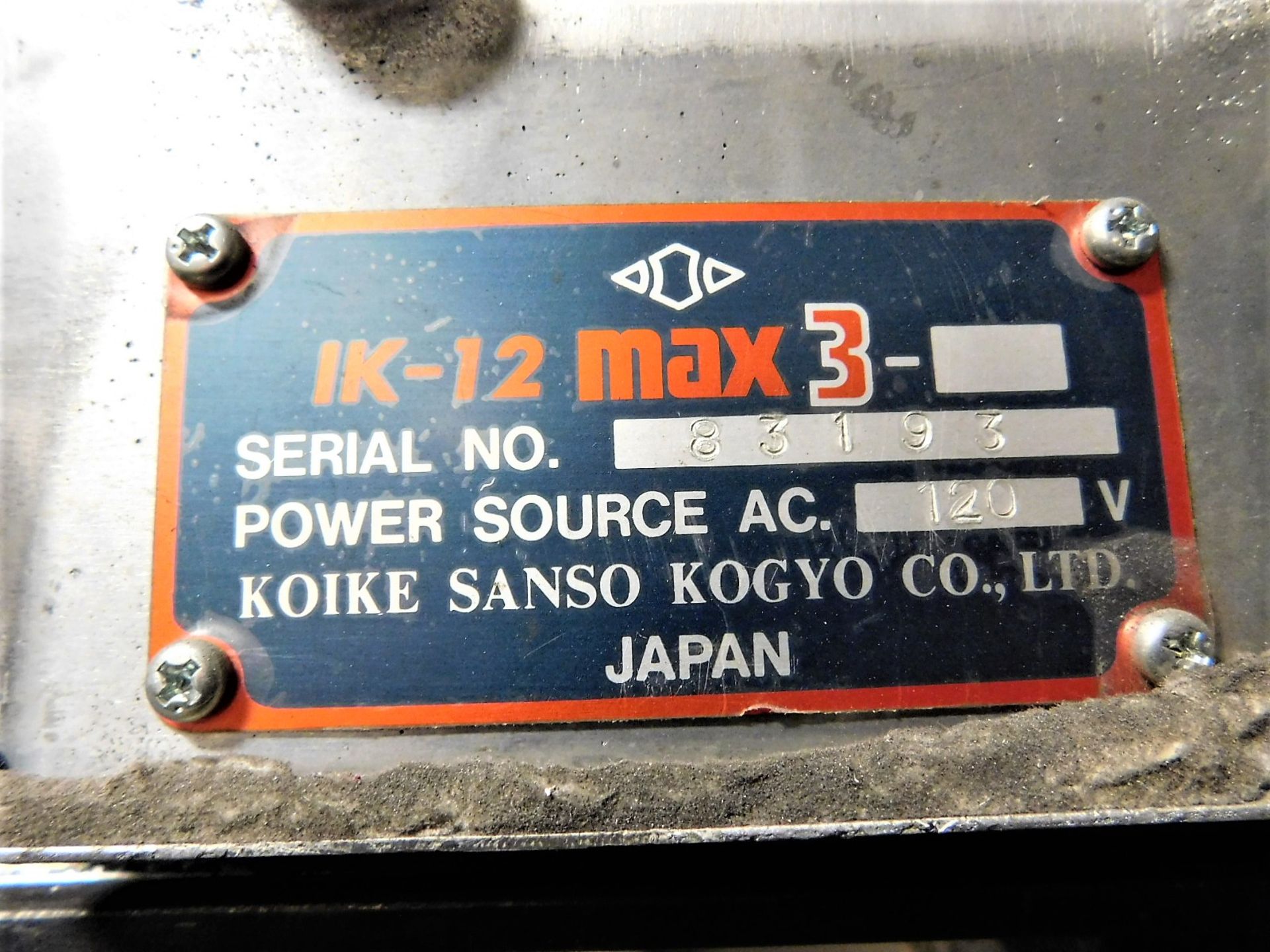 KOIKE IK-12 MAX-3 AUTO DRIVE TRACK TORCH, OXY-FUEL, 6' TRACK, S/N 83193, COMES WITH OR WITHOUT 8' - Image 7 of 9