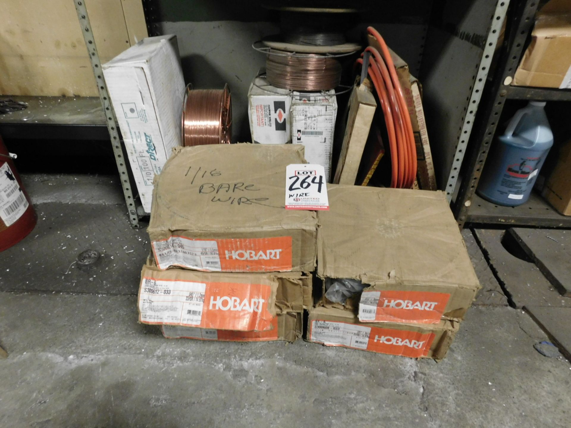 LOT - HOBART WELDING WIRE, AS PICTURED