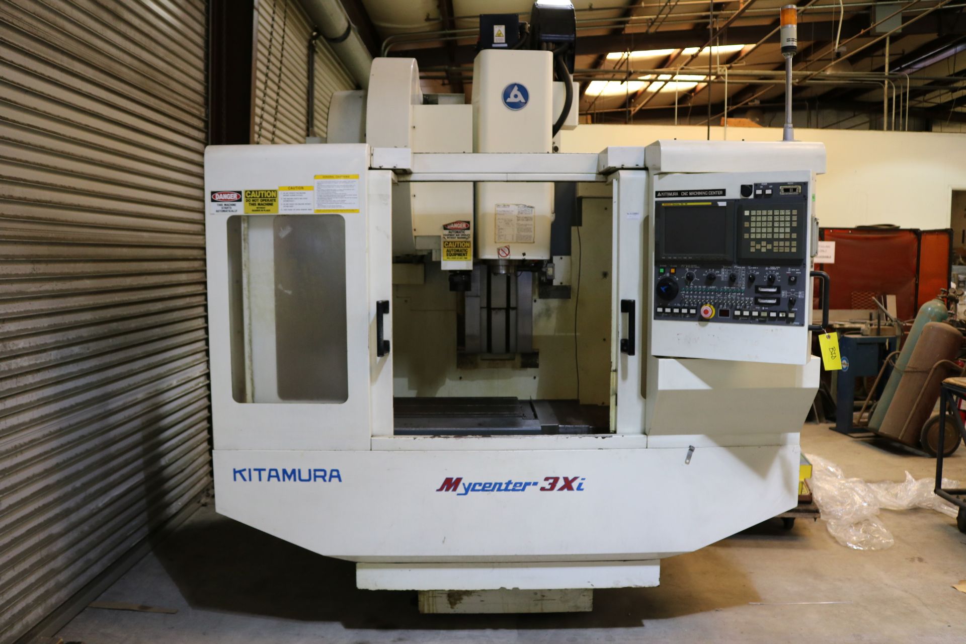 KITAMURA MYCENTER 3XI VERTICAL MACHINING CENTER, TRAVELS: 30" X 18" X 18", FANUC 16-I-M CNC CONTROL,