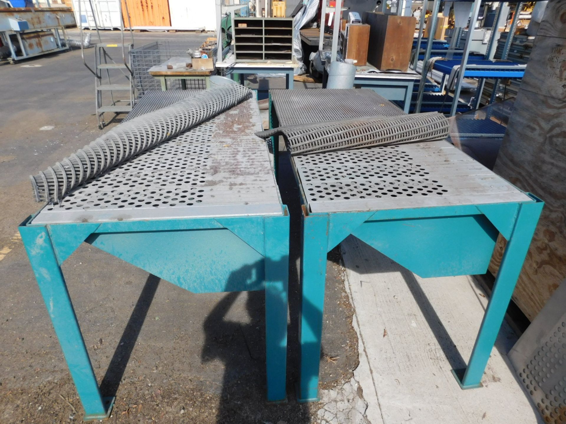 LOT - (2) VACUUM SANDING TABLES, EACH TABLE MEASURES 6' X 30", 36" WORKING HEIGHT - Image 2 of 2