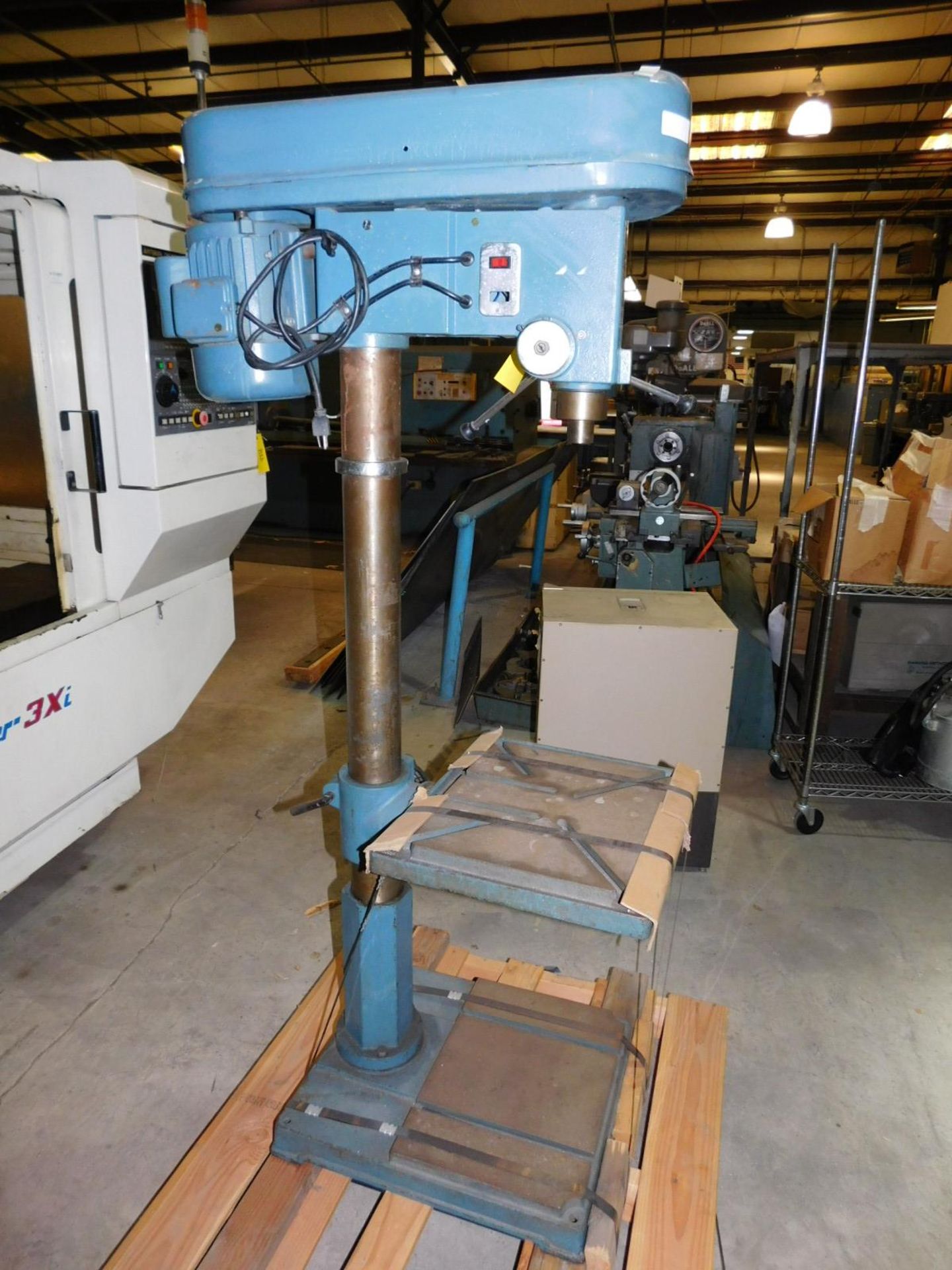 FREJOTH 22" DRILL PRESS, MODEL CH-25, S/N 1204911, FLOOR STAND, 12-SPEED, NO CHUCK - Image 2 of 3