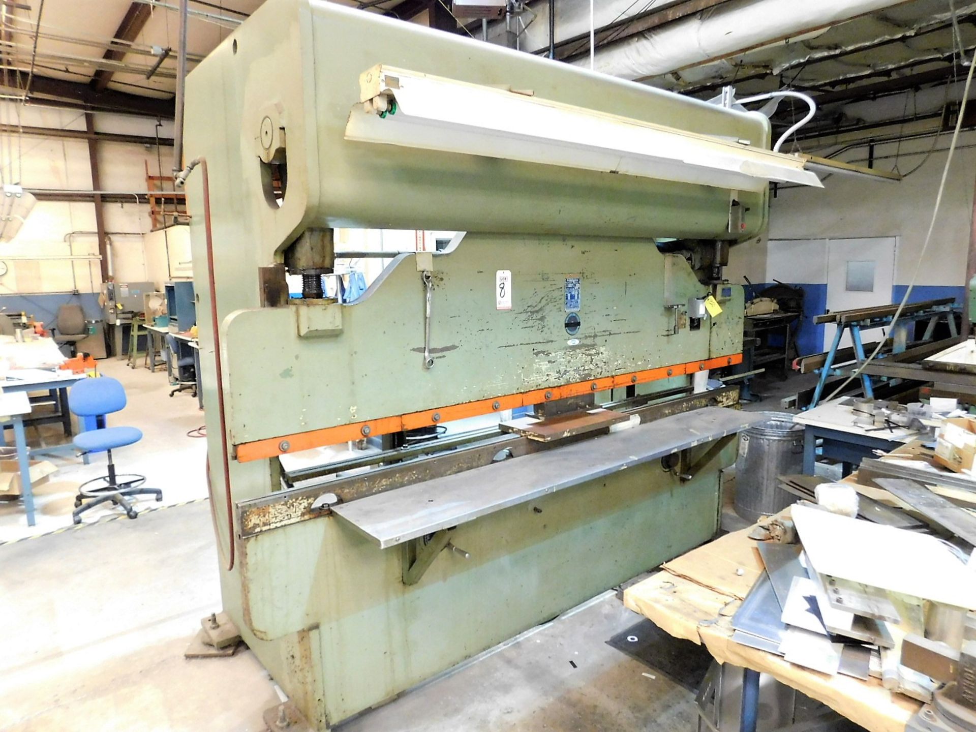 NIAGARA 60-8-10 PRESS BRAKE, 60-TON X 10' CAPACITY, S/N 36947