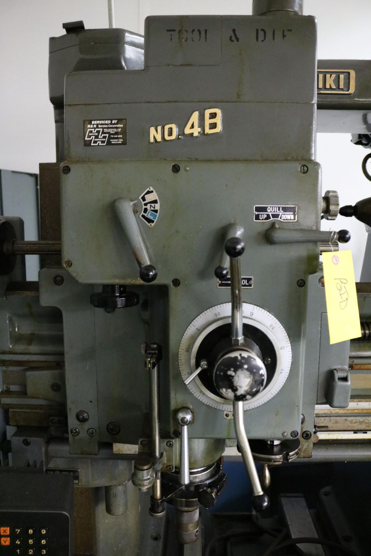 MITSUI SEIKI JIG MILL, MODEL J4B, S/N 149 - Image 2 of 5